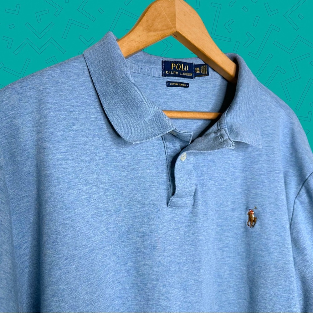 Polo Ralph Lauren Men's Light Blue Polo Shirt